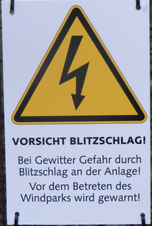 Caution Lightningstrike